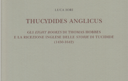 Thucydides Anglicus : gli Eight Bookes di Thomas Hobbes e la ricezione inglese delle Storie di Tucidide (1450-1642)
