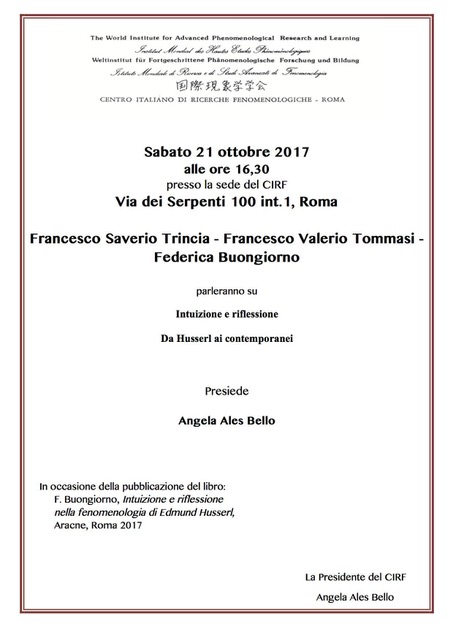 Sabato 21 ottobre 2017 – Francesco Saverio Trincia, Francesco Valerio Tommasi, Federica Buongiorno