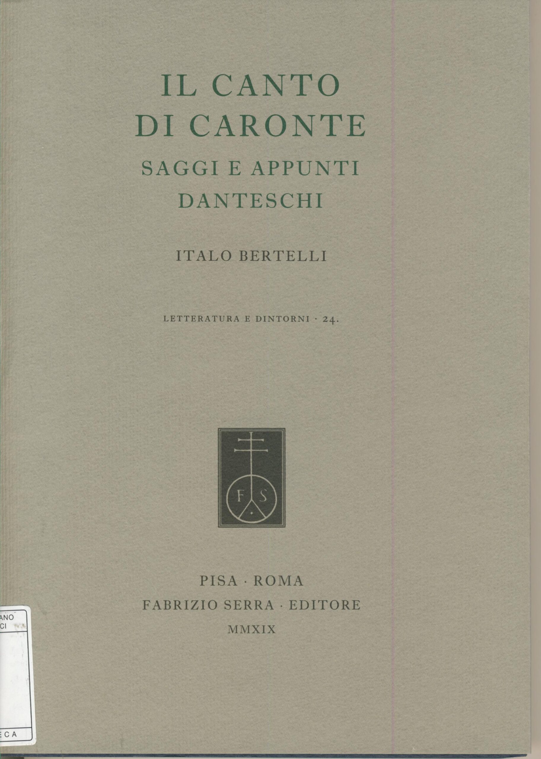 Il canto di Caronte