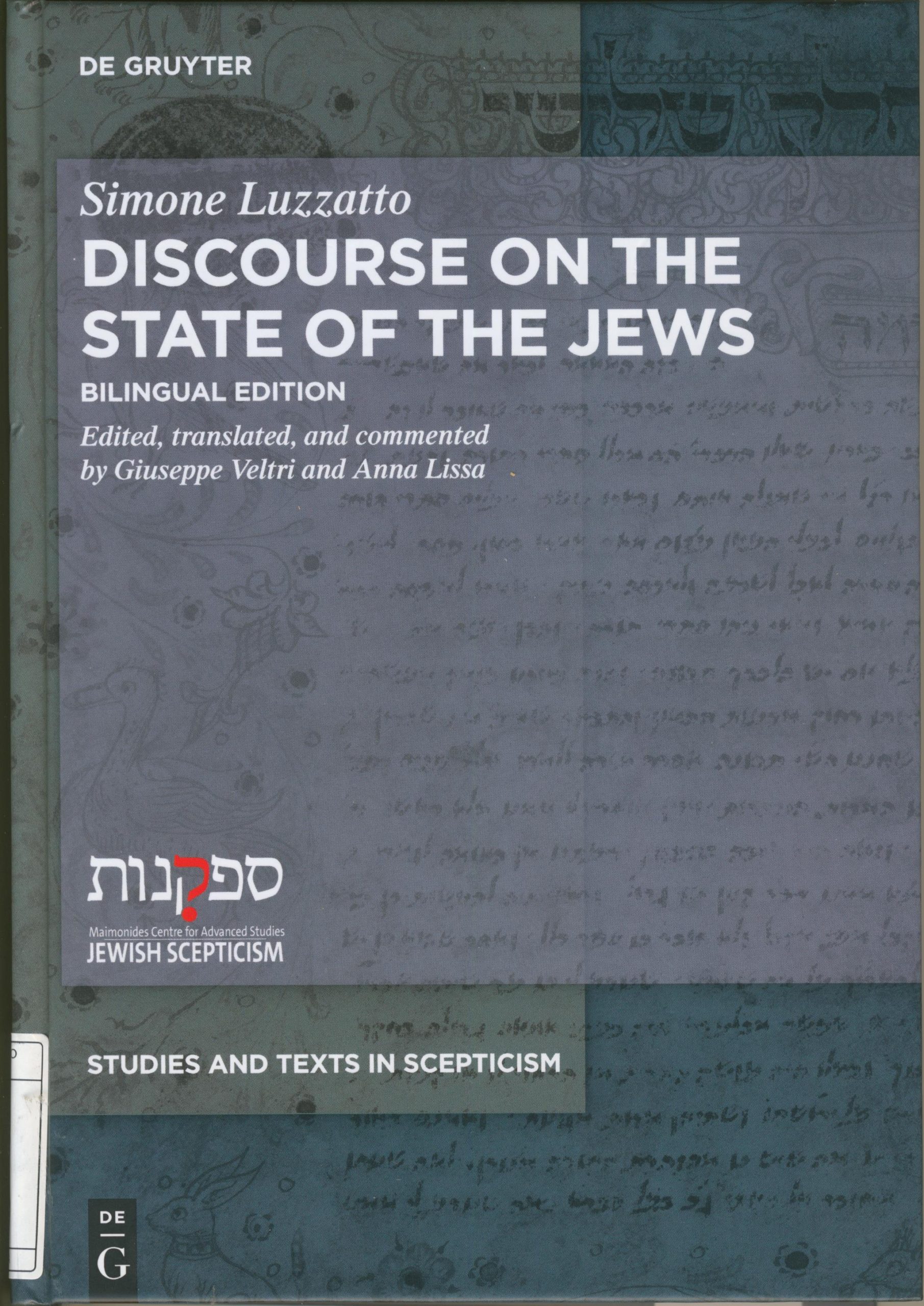 Discourse on the state of the Jews Discourse on the state of the Jews