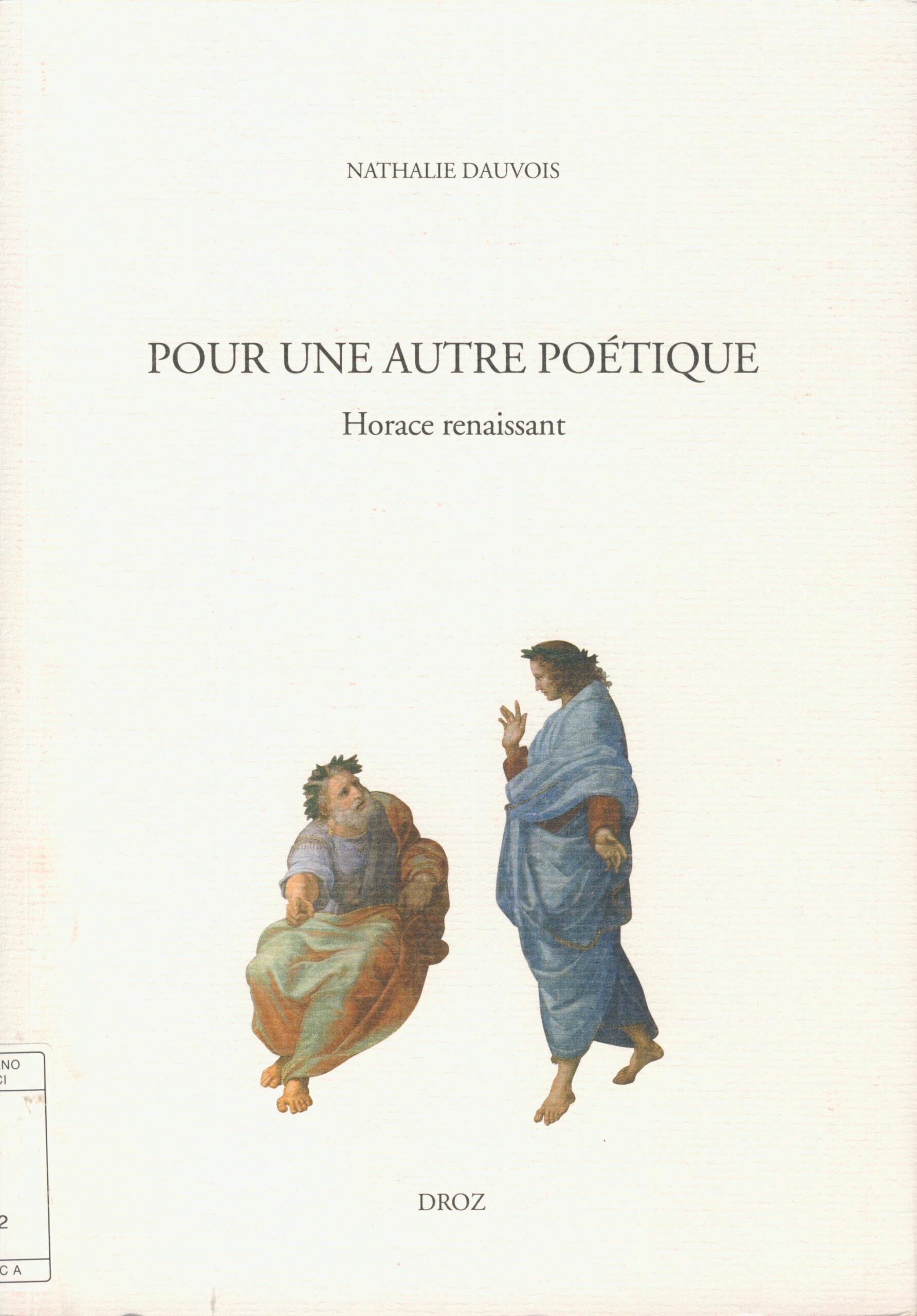 Pour une autre poétique Pour une autre poétique