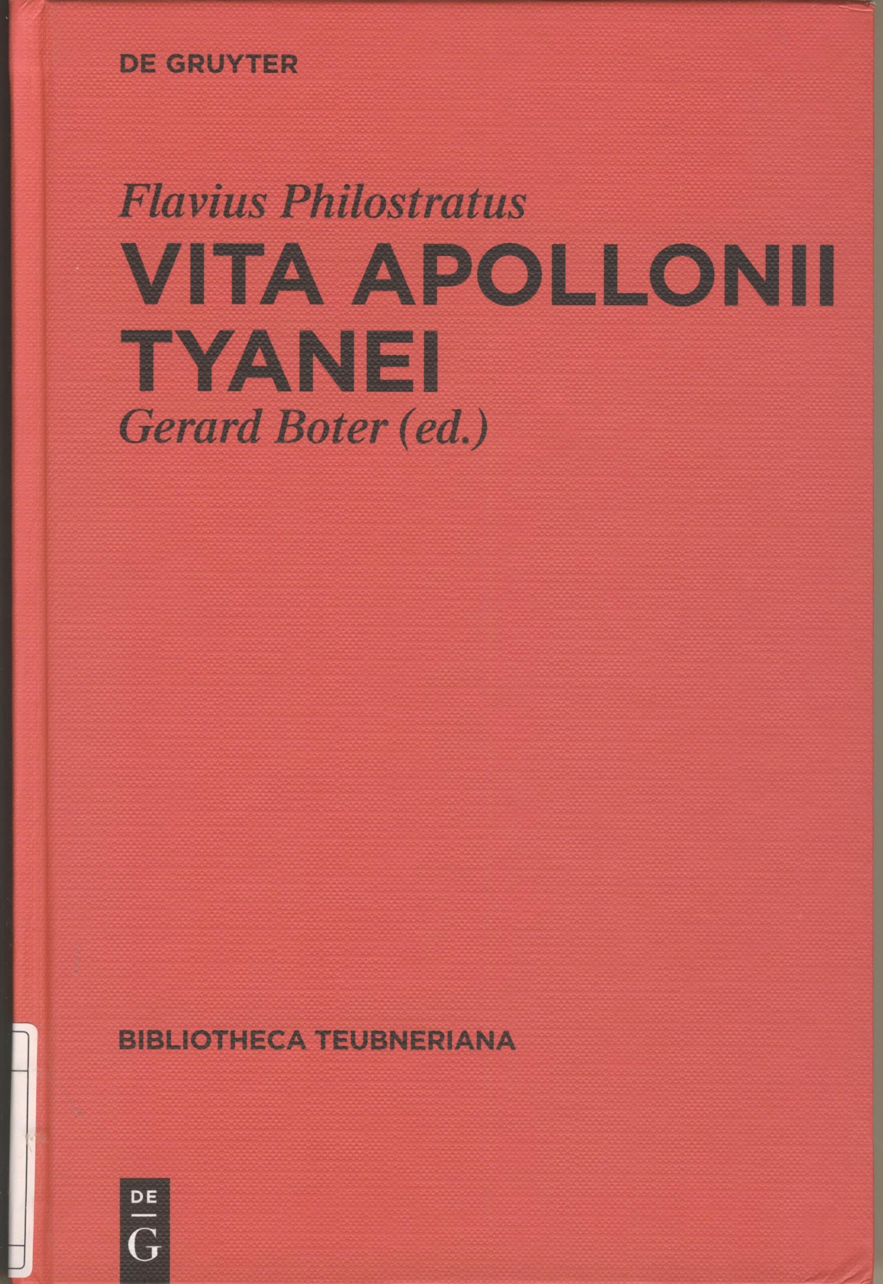Vita Apollonii Tyanei Vita Apollonii Tyanei