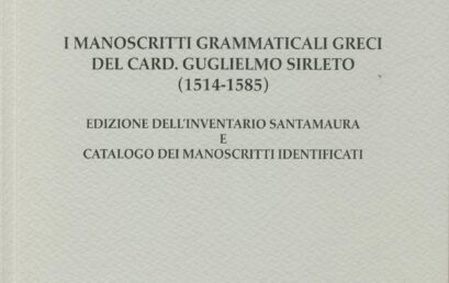 I manoscritti grammaticali greci