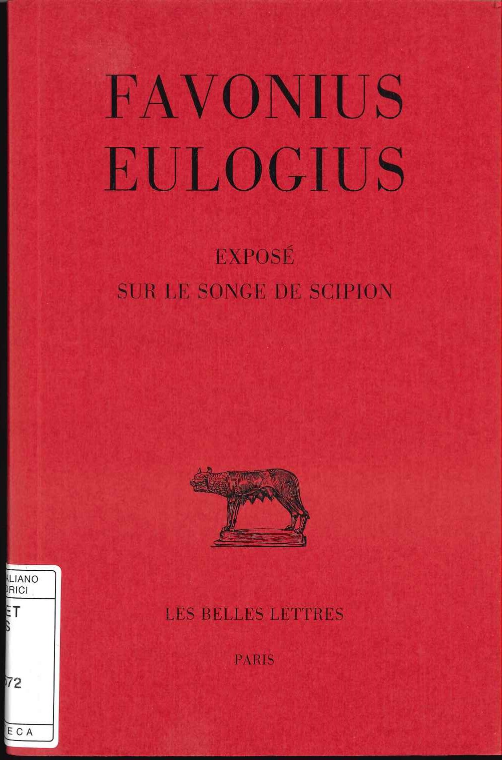 Exposé sur le songe de Scipion Exposé sur le songe de Scipion