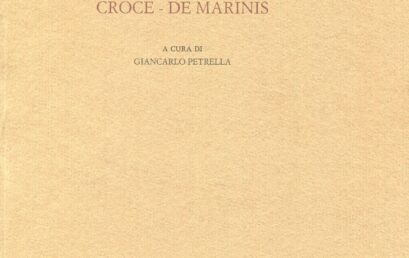 I carteggi di Benedetto Croce