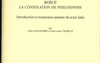 La consolation de philosophie