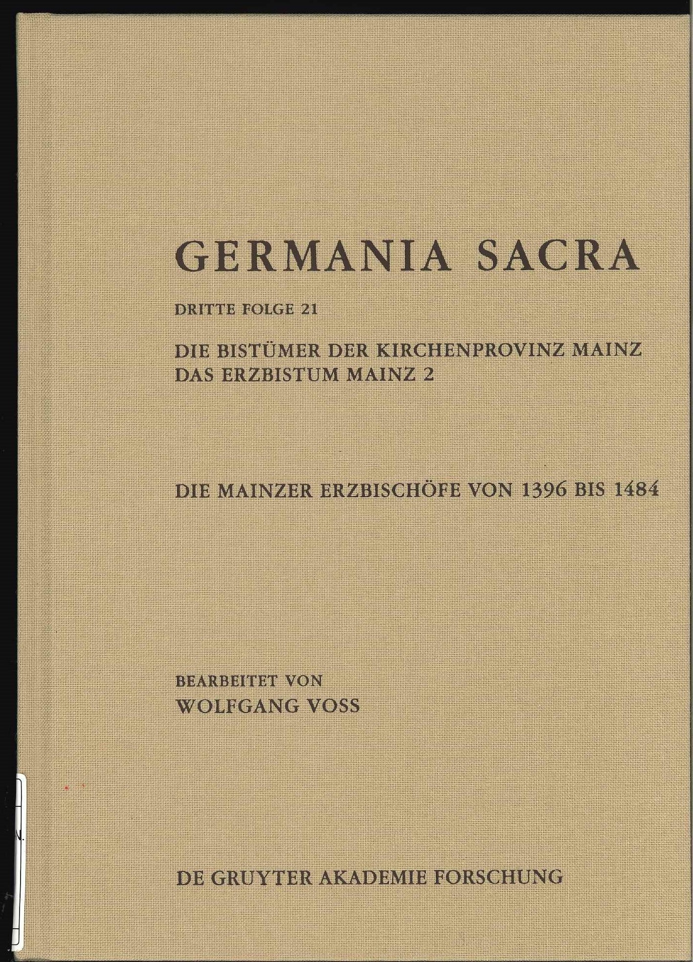 Die Bistümer der Kirchenprovinz Mainz Die Bistümer der Kirchenprovinz Mainz