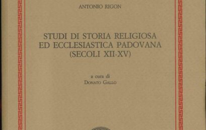 Studi di storia religiosa ed ecclesiastica