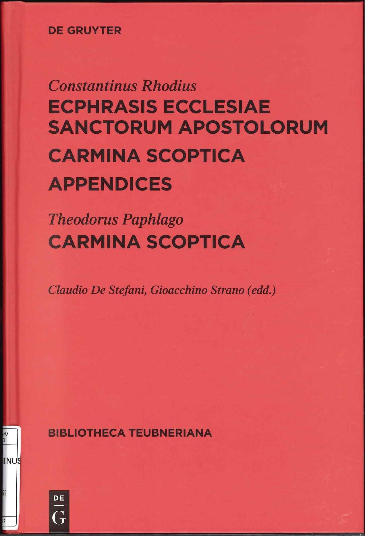 Ecphrasis ecclesiae sanctorum apostolorum