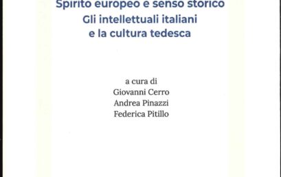 Spirito europeo e senso storico