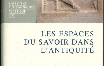 Les espaces du savoir dans l’antiquité