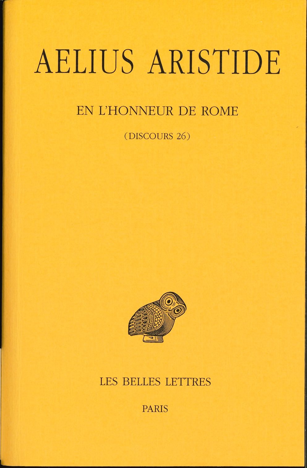 En l’honneur de Rome En l’honneur de Rome