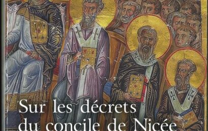 Sur les decrets du Concile de Nicèe