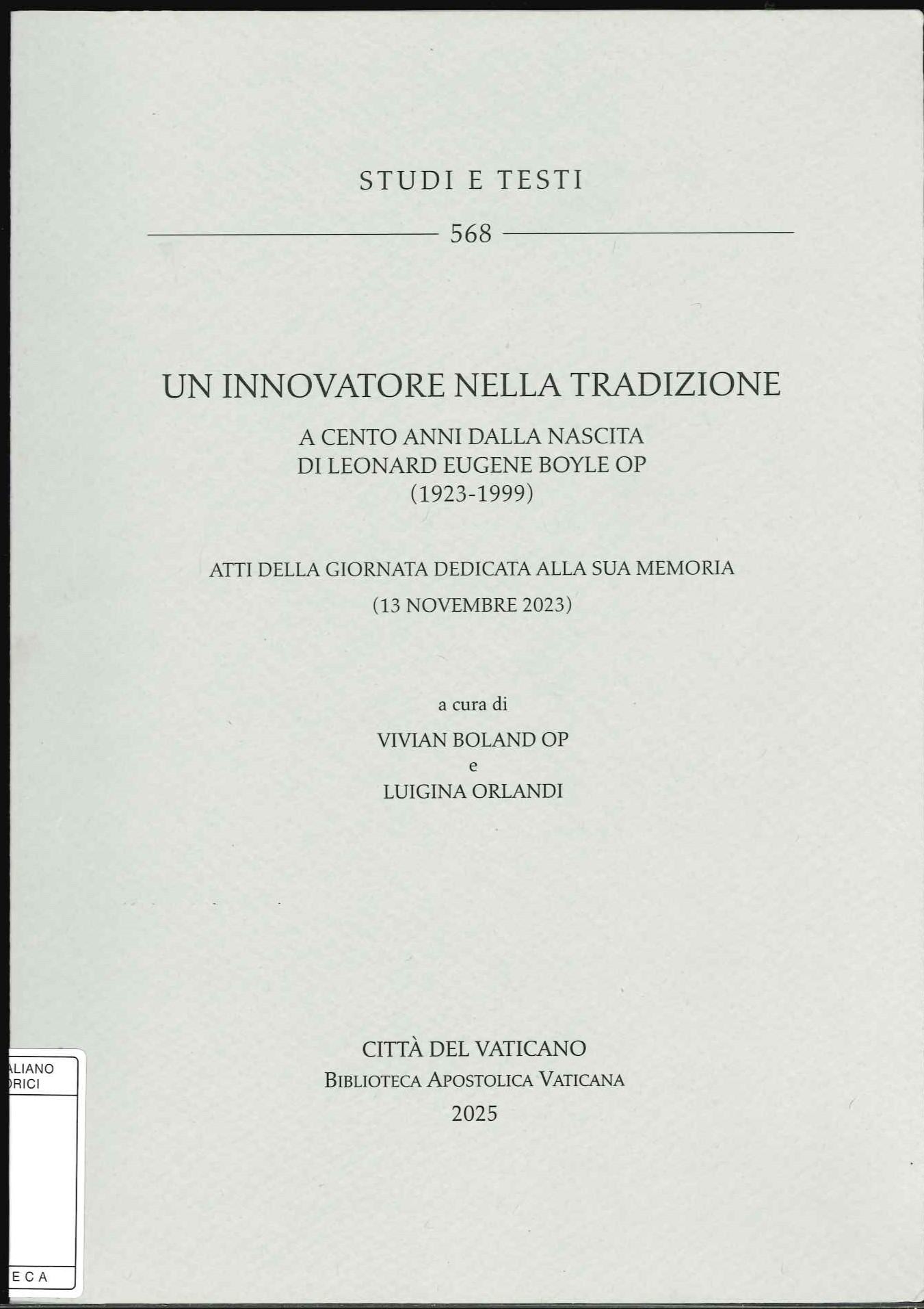 Un innovatore nella tradizione Un innovatore nella tradizione