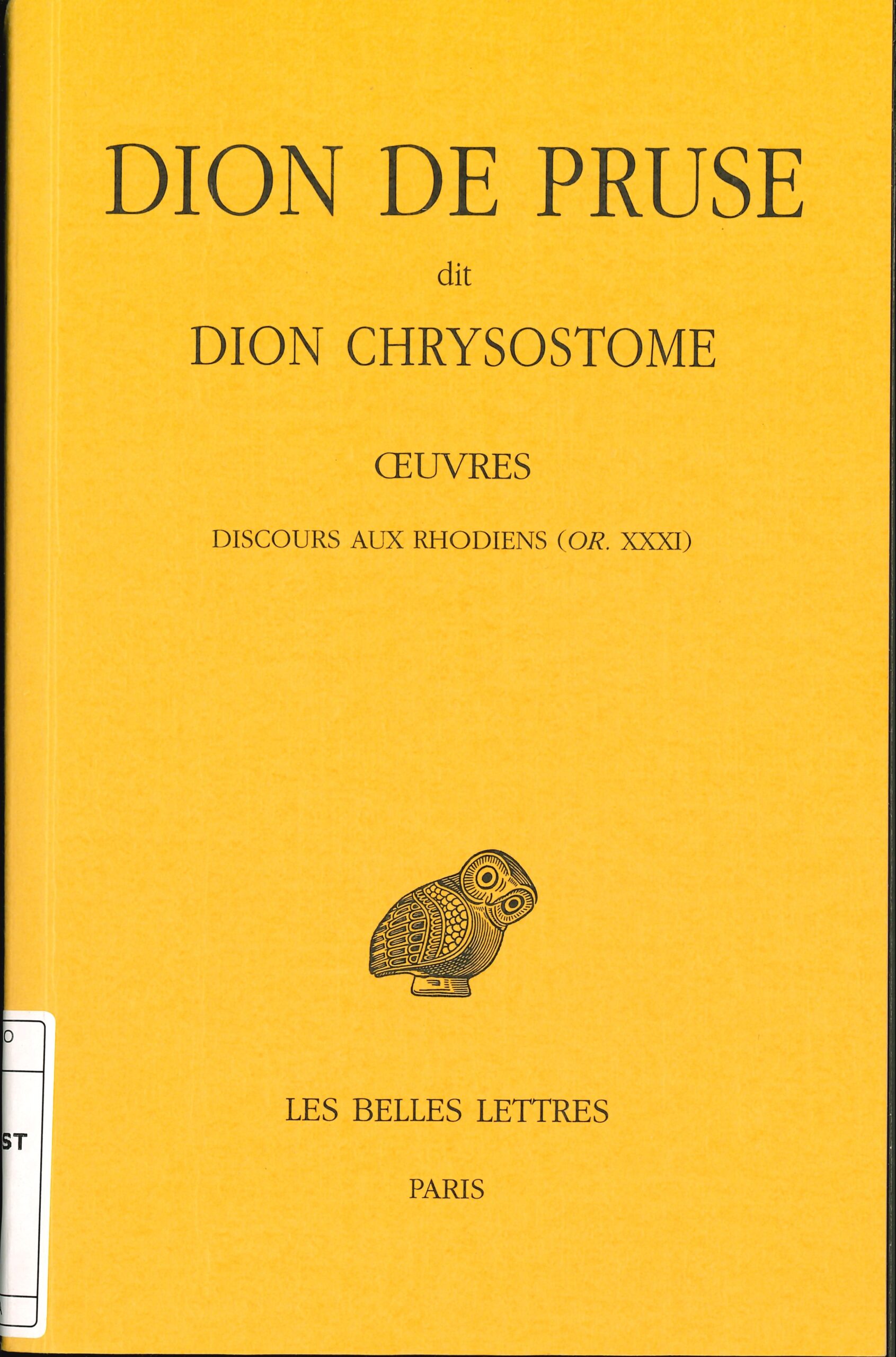 Discours aux Rhodiens.