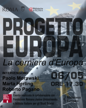 Presentazione “La cerniera d’Europa”, Roma mercoledì 6 maggio