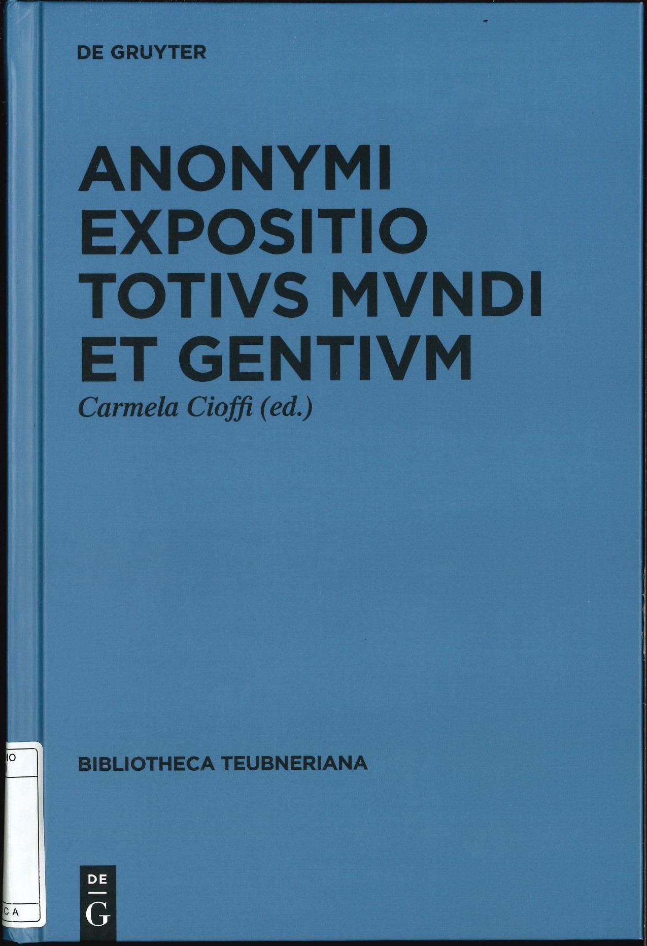 Expositio totius mundi et gentium Expositio totius mundi et gentium