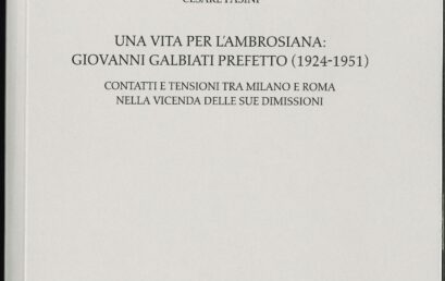 Una vita per l’Ambrosiana