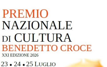 Premio Croce 2026 XXI edizione. Pescasseroli, 23-25 luglio