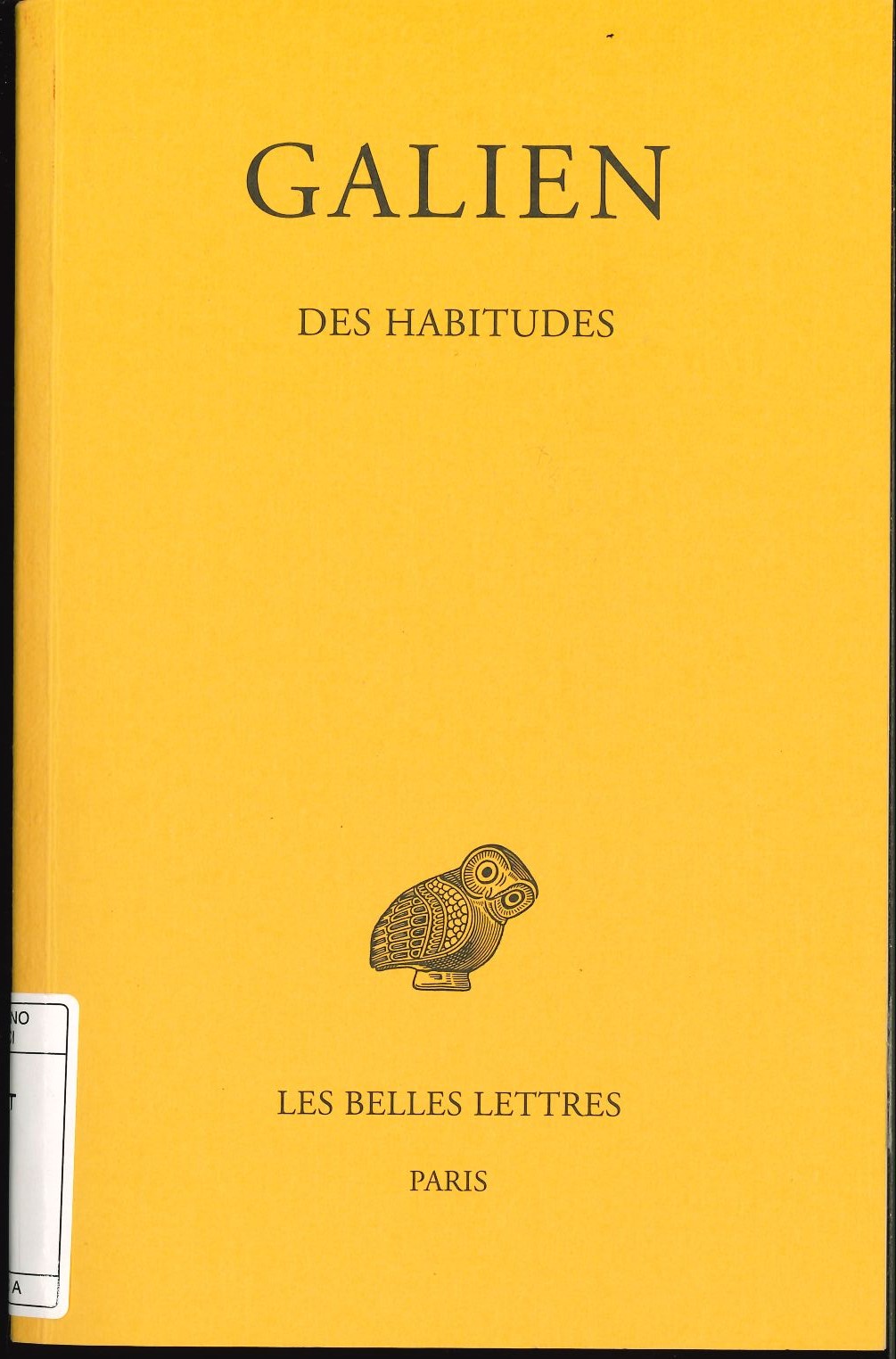 Des habitudes