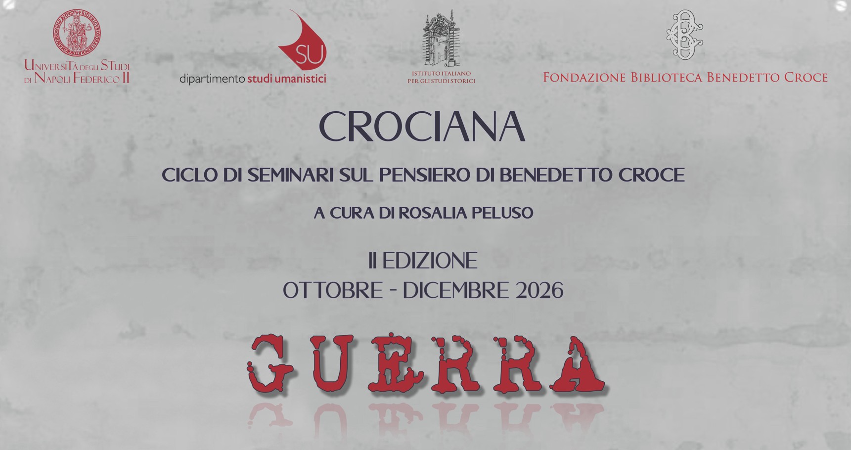Crociana: ottobre-dicembre, Università degli studi di Napoli Federico II